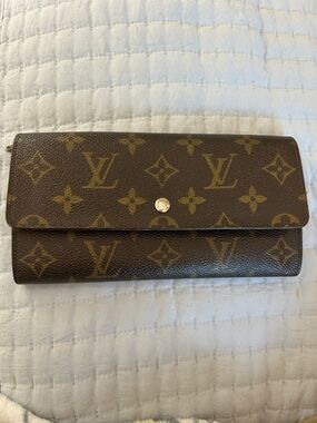 Louis Vuitton Brown Monogram Canvas Wallet